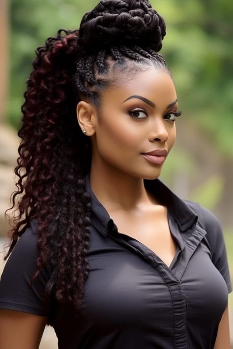 Amazing Look With Human Hair Weave