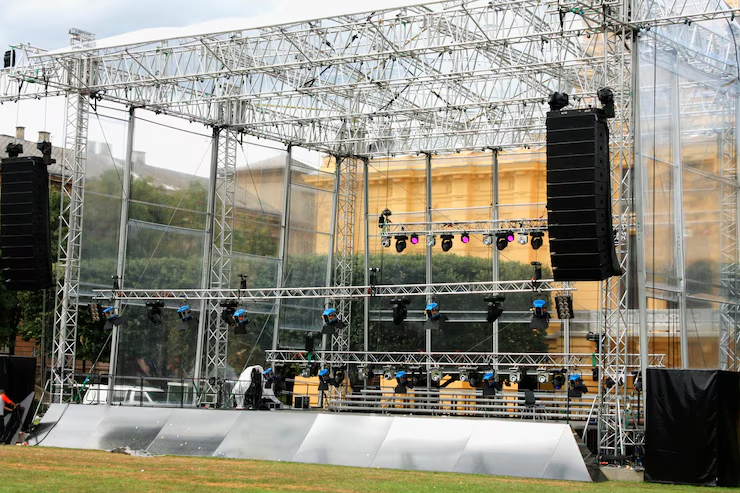 stage and sound system rental